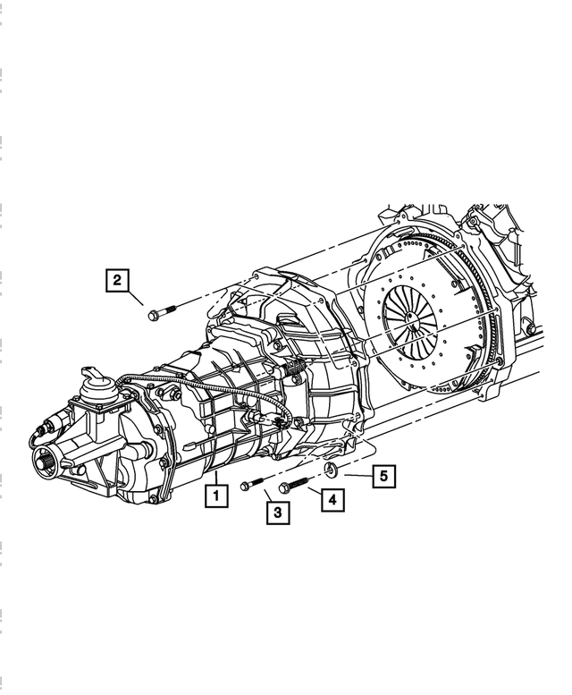 154927AA - Manual Transmission 6 Speed: Screw for Mopar Image