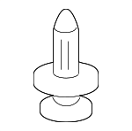 90667TC0U01ZA - Body: Trunk Lid Trim Clip for Acura Image