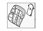 SL7Z61618C62B - Body: Seat Back Cushion for Ford Image