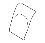 52205A1BD97 - Body: Seat Back Cover for BMW: 330e, 330e xDrive, 330i, 330i xDrive, M340i, M340i xDrive Image