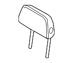 52205A1C228 - Body: Headrest, Outer for BMW: 330e, 330e xDrive, 330i, 330i xDrive, M340i, M340i xDrive Image