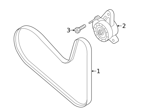 Belts & Pulleys for 2015 Volkswagen Passat #0