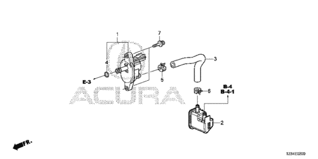 Purge Control Solenoid Valve (3.5L) for 2018 Acura MDX #0