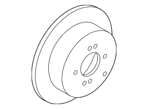 584111C800 - : Rotor for Kia: Rio, Rio5 Image