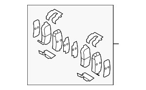 583021GA00 - : Brake Pads Rear for Kia: Rio, Rio5 Image
