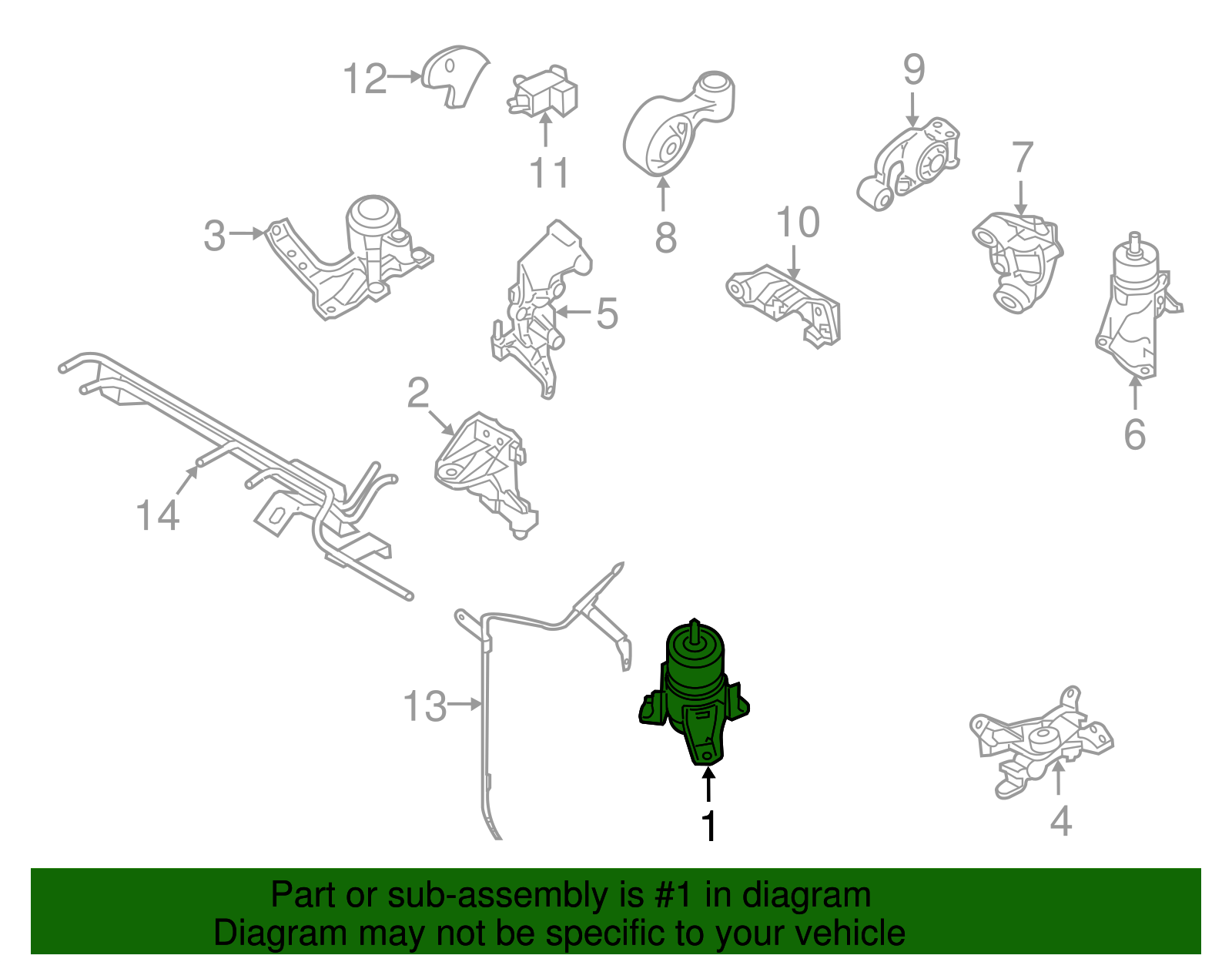 なっつん 2013-2024 Nissan Front Mount 11270-3JA0B | Parts for Nissans
