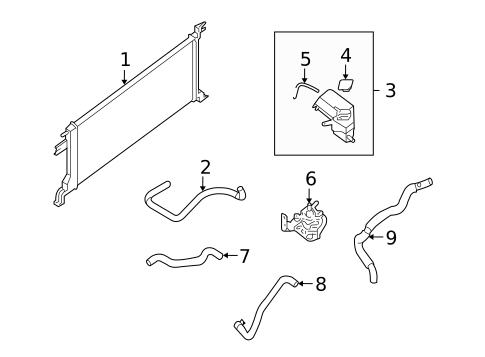 Inverter Cooling Components for 2011 Nissan Altima #0