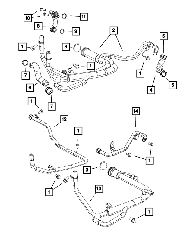 68029480AA - Cooling: Bolt for Mopar Image