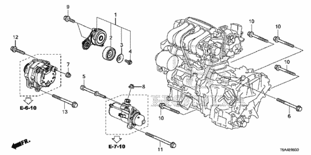 Auto Tensioner for 2016 Honda Fit #0