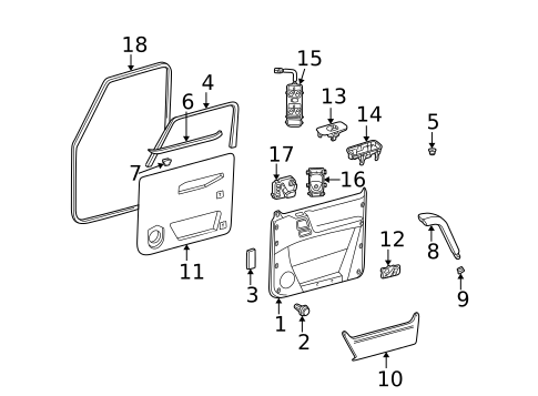 Power Seats for 2005 Mercedes-Benz G55 AMG #1