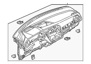 5NN857003HFLG - : Instrument Panel for Volkswagen: Tiguan Image