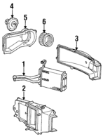 19131986 - HVAC: Heater Core for Chevrolet: S10, S10 Blazer | GMC: Jimmy, Jimmy S15, S15, Sonoma, Syclone, Typhoon | Oldsmobile: Bravada Image