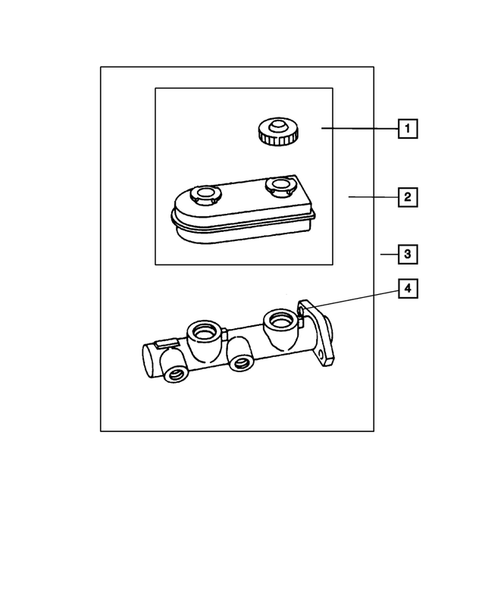 Brake Master Cylinder for 2001 Dodge Durango #0