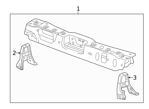 Radiator Support for 2021 Chevrolet Spark #0