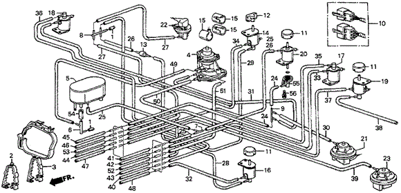 No. 1 Tubing (2) for 1984 Honda Prelude #0