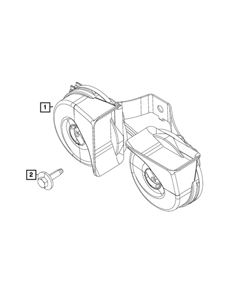 Horns for 2019 Ram 1500 Classic #0