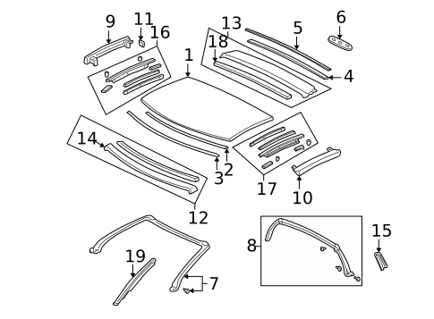 Roof & Components for 2002 Acura NSX #0