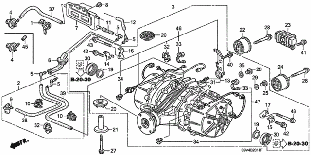 Rear Differential (2) for 2005 Honda Pilot #0