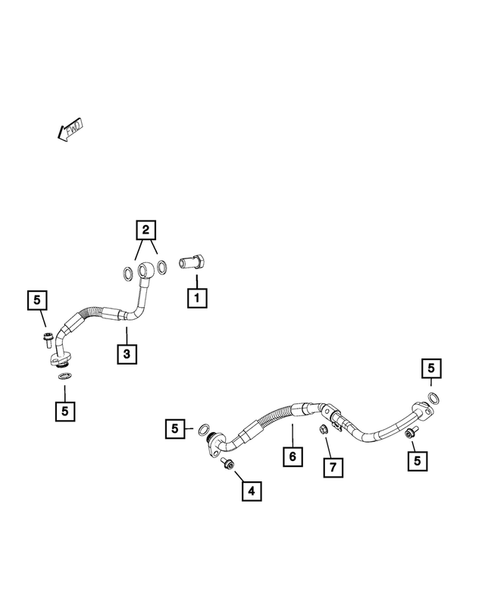 Turbo Charger Cooling System for 2017 Fiat 500L #0