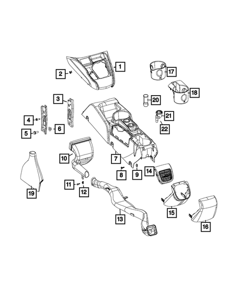 Consoles for 2019 Ram ProMaster City #0