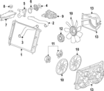 1581695 - Cooling System: ACDelcoâ„¢ Fan Blade for GM Image