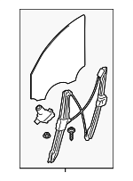 51357382135 - Body: Glass Assembly for BMW: X3 Image