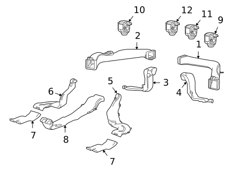 Ducts for 2010 Jaguar XF #0