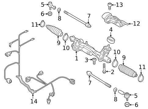 Steering Gear & Linkage for 2018 Audi TT RS Quattro #0