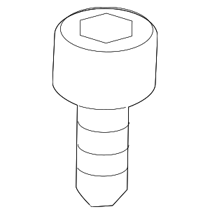 N90915802 - Steering: Rack and Pinion Heat Shield Bolt for Audi Image