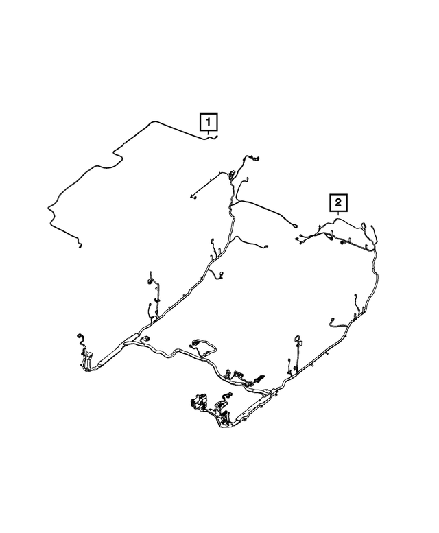 68481383AA - Electrical: Jumper Wiring for Mopar Image