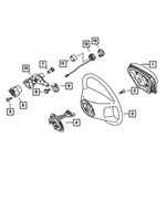 1BG25XDVAA - Steering: Driver Air Bag, Export for Mopar Image