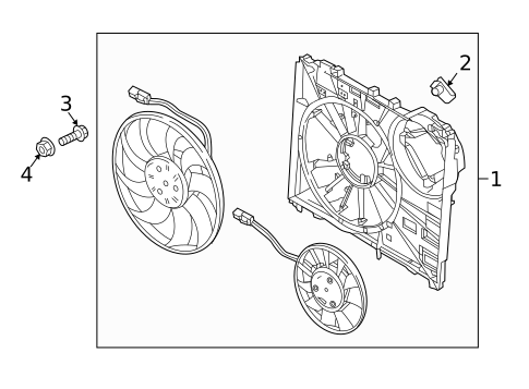 Cooling Fan for 2018 Land Rover Range Rover Sport #0