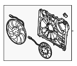 LR125197 - Cooling System: Fan Assembly for Land-Rover Image