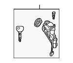 GD7D7629X - : Ignition Lock Cylinder for Mazda Image