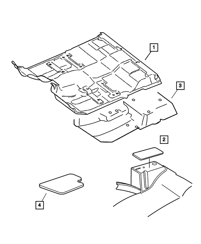 82203771 - Interior Trim: Floor - Front Mat Kit for Mopar Image
