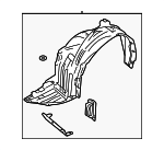 59110VC021 - : Fender Liner for Subaru: WRX Image