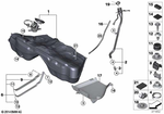 16112284040 - : Sheet-Steel Fuel Tank for BMW Image