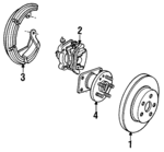 18017505 - Brakes: Rotor for Buick: Riviera | Cadillac: Allante, DeVille, Eldorado, Seville | Oldsmobile: Toronado Image