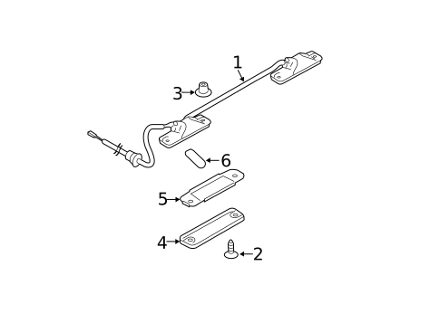 License Lamps for 2008 Subaru Impreza #0
