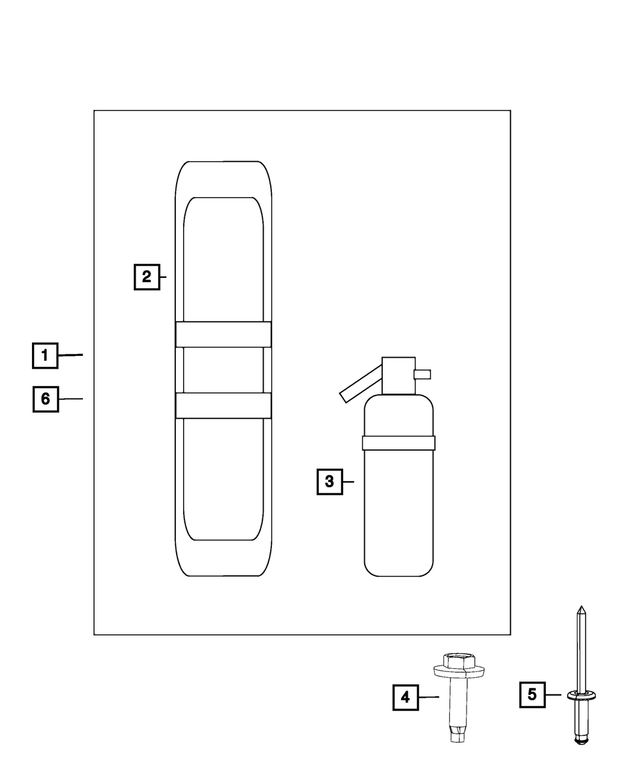 55352852AA - Wheels: Tool Set for Mopar Image image