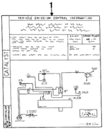 4861194AA - Body: Emission Label for Chrysler: Grand Voyager, Town &amp; Country, Voyager | Dodge: Caravan, Grand Caravan Image