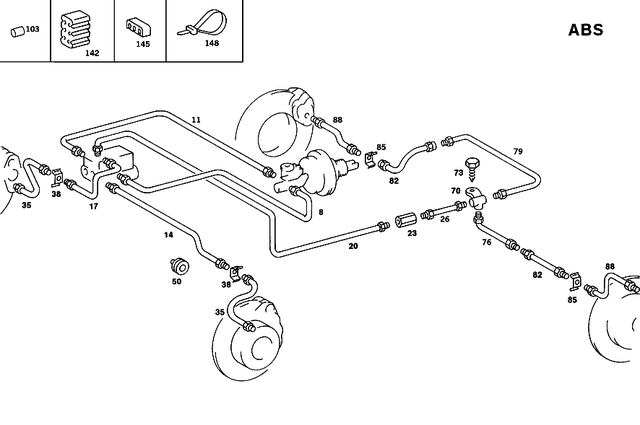 123420952864 - : Line for Mercedes-Benz: 560SL Image