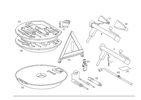 Tools and Accessories for 1993 Mercedes-Benz 300SD #0