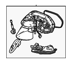 8794006800 - Body: Mirror Assembly for Toyota Image image