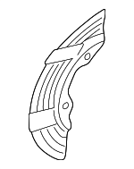 52008457AB - Brakes: Splash Shield for Dodge: Dakota, Durango Image