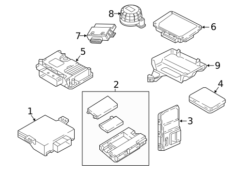 Electrical Components for 2025 Audi A4 Quattro #0