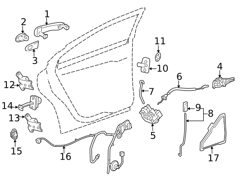 Rear Door for 2016 Buick Verano #0
