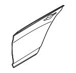 77121L2000 - : Panel Rear Door Oute for Kia: K5 Image