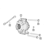 6502720 - Electrical: Hex Flange Lock Nut for Mopar Image