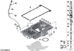 11137551627 - Engine: Oil Pan Upper Part for BMW Image